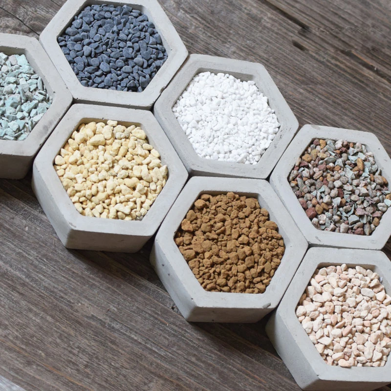 Силиконовая формочка в виде цветов ваза Шестигранная Геометрическая Цветочная