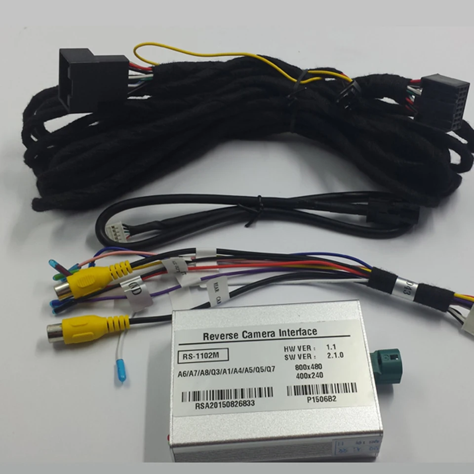 Автомобильная смарт камера заднего вида с интерфейсом для Audi A1 Q3 A4 A5 Q5 A6 Q7 A7 A8 MMI 3G +