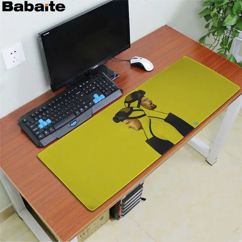 Babaite крутой новый сломанный плохой запирающийся край коврик для мыши игра