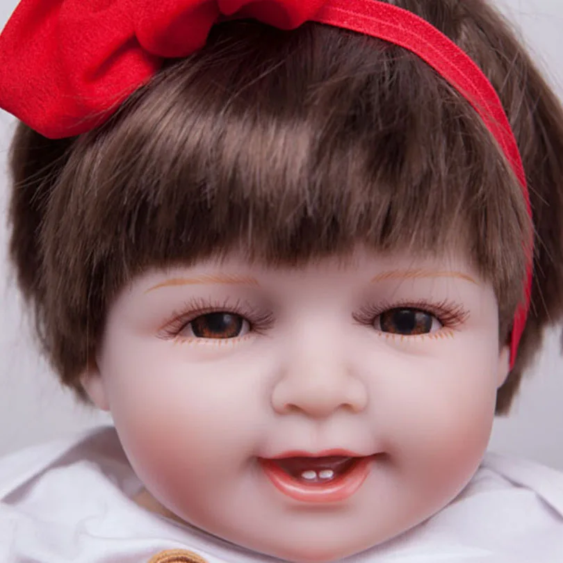 Новинка 2017 года силиконовые куклы для новорожденных девочек хлопковые игрушки