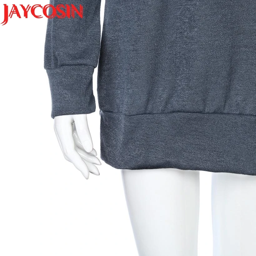 Свитшот женский без бретелек свитшот с длинным рукавом повседневный Укороченный джемпер пуловер топы