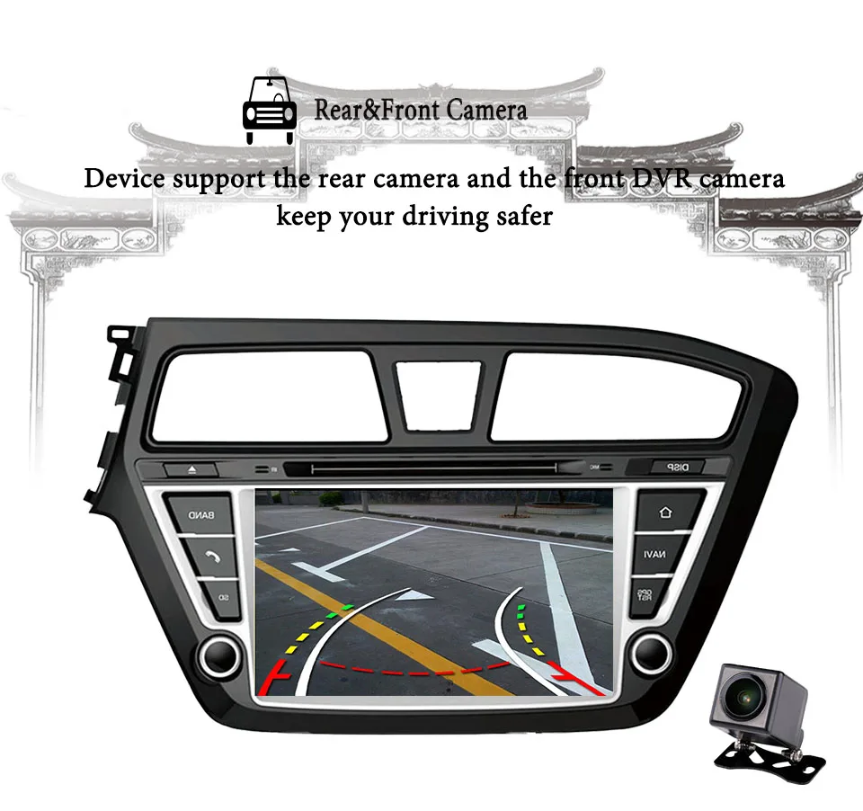 Восьмиядерный 4 + 64G Android 9 0 для HYUNDAI I20 2014 2015 16 2017 автомобильный dvd-плеер GPS Радио CD