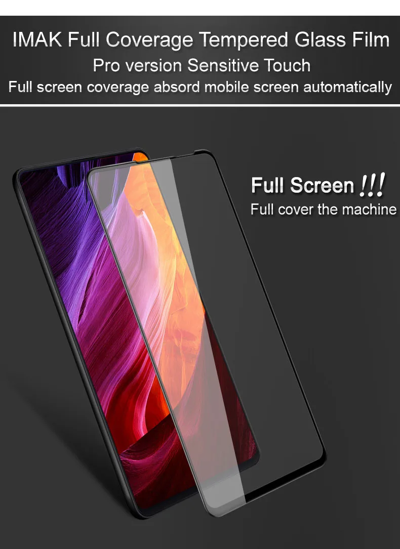 Для Xiaomi mi x3 glass mi x 3 закалённое стекло IMAK Полноэкранный протектор для Xiaomi mi x 3 screen Pro Version Xiaomi mi x3