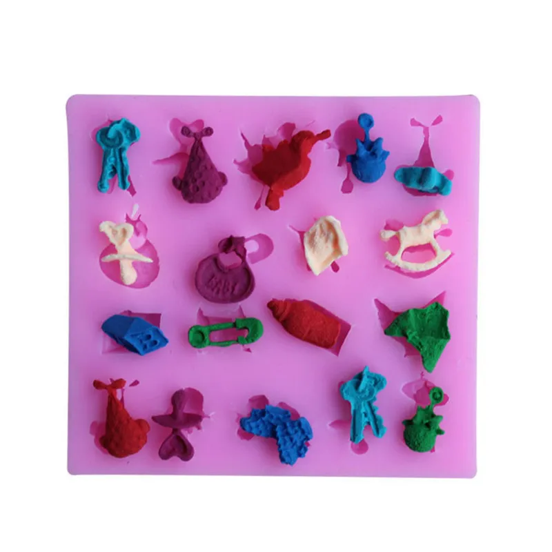 

Daily Necessities Shape Fondant Cake Silicone Mould Chocolate Biscuits Molds Candy Cooking Baking Cake Wedding Decorating Tools