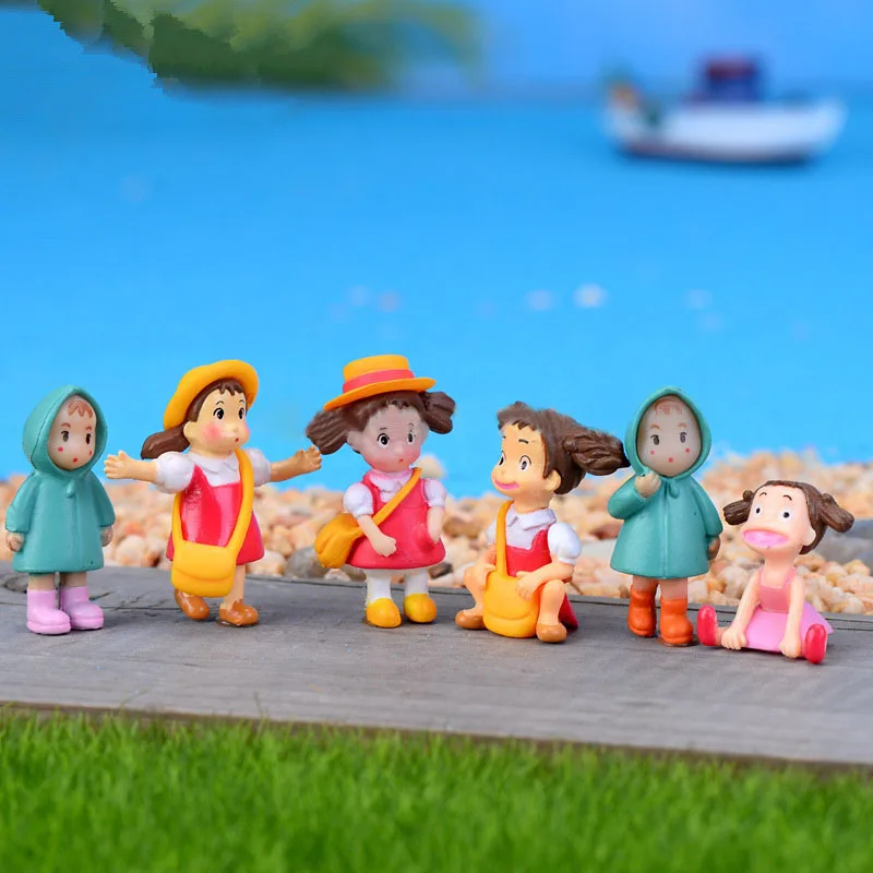 Новые 1 шт Милая Смола ремесленные изделия украшения миниатюра девушка Сказочный