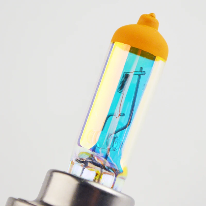Flytop 2xrainbow (ION) синие галогенные лампы H7 12V55W 3700 K золотой желтый свет 1700Lm