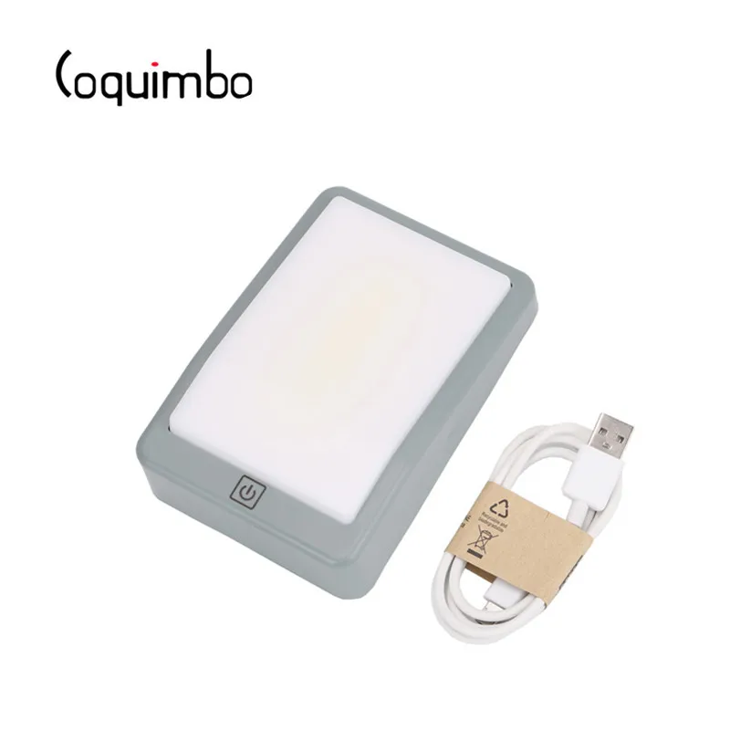 Coquimbo 3 режима магнитный сенсорный Ночной светильник используется 18650/3 * AAA USB