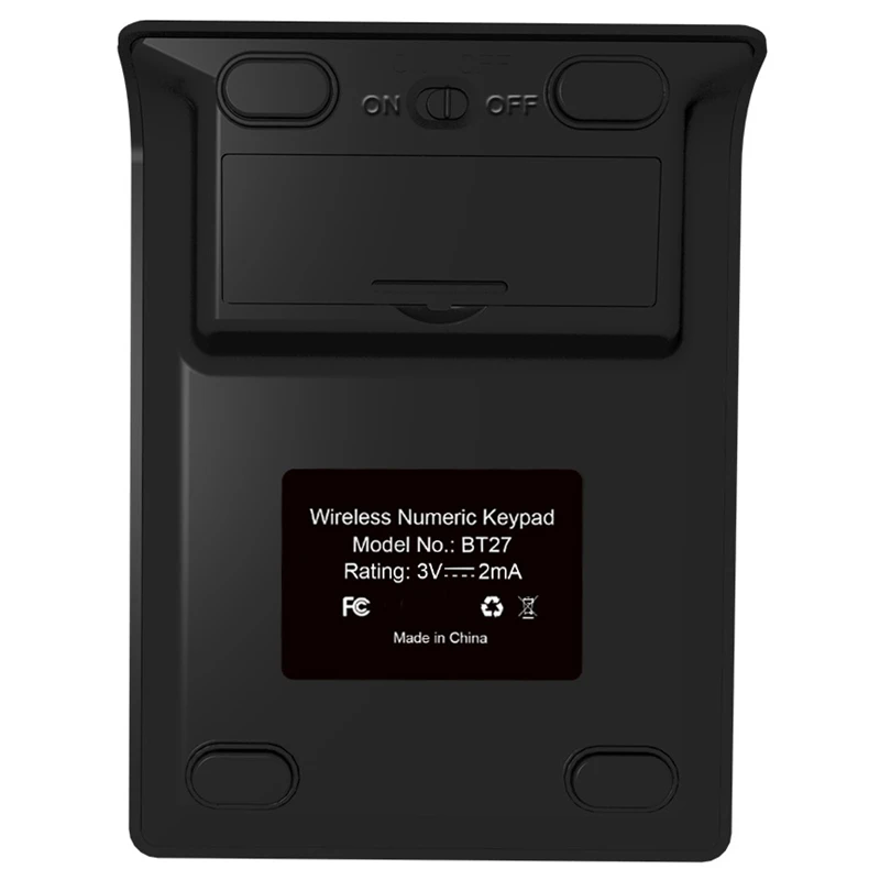 Беспроводная цифровая клавиатура с 27 клавишами Bluetooth мини нумпад большим