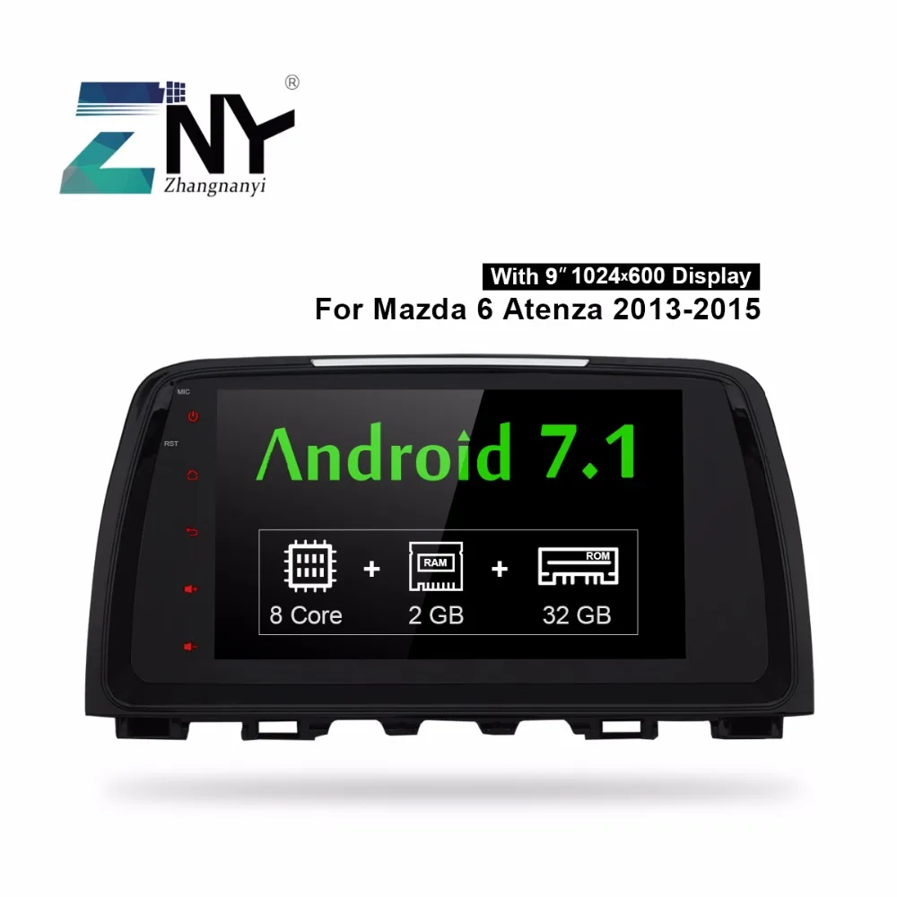 9 &quotips Android автомобильный Радио для Mazda 6 Atenza 2013 2014 2015 2 Din Авто Мультимедиа Стерео FM