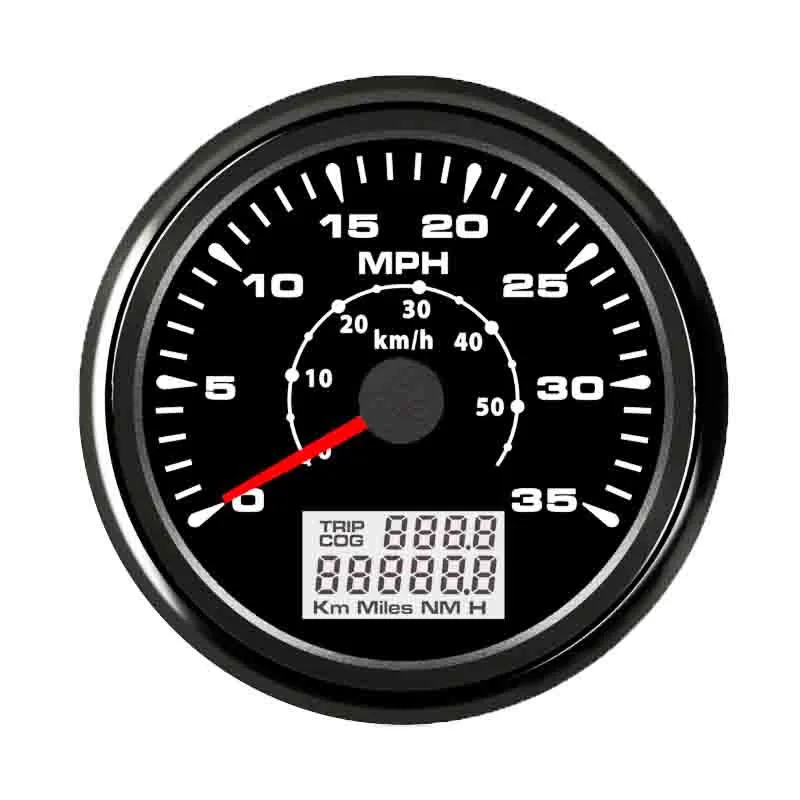 

Автомобильный Грузовик Лодка GPS Спидометр 0-35MPH 0-55 км/ч одометр пробег подсветка 85 мм