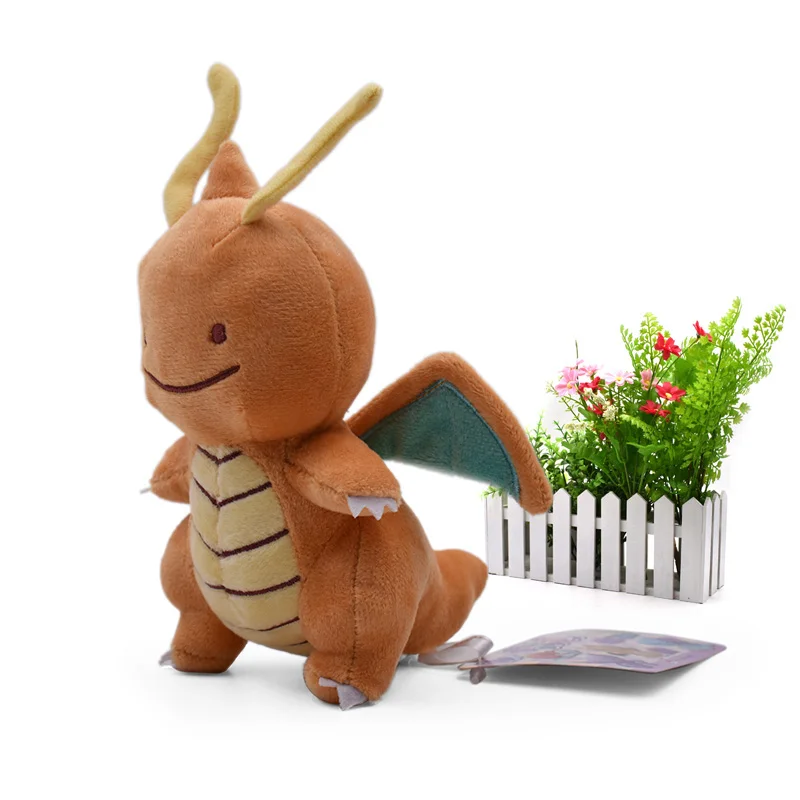 Dragonite 6 стилей милый мультфильм Пикачу чармандер Сквиртл Бульбазавр лапрас драконит Мягкие плюшевые животные куклы детские игрушки для детей - Цвет: Dragonite