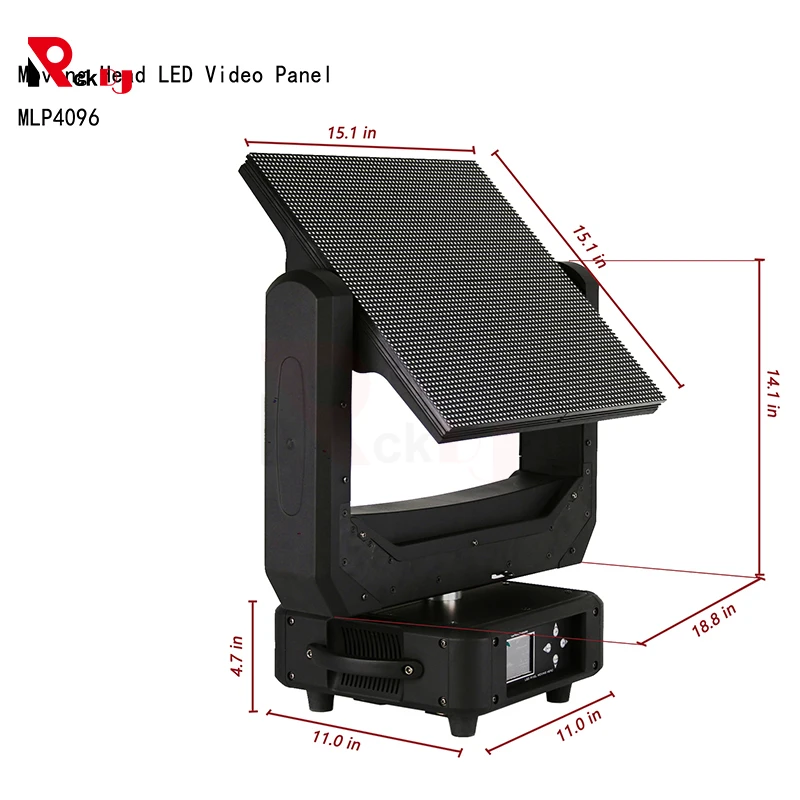 Светодиодное оборудование для дискотеки RGB панель с движущейся головкой Dmx и Art-net