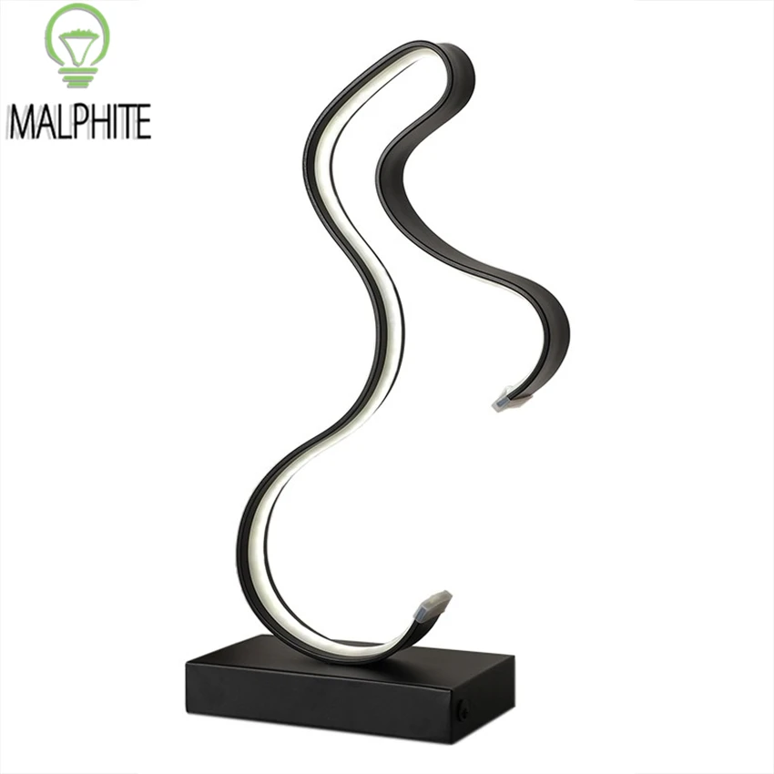 Современный дизайнерский простой персональный настольный светодиодный ночник с