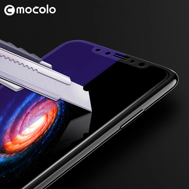 Защитное стекло Mocolo для iPhone X с полным покрытием защитой от синего света