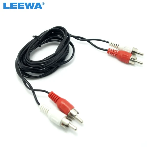 

LEEWA 2-RCA штекер к 2-RCA штекер Соединительный аудио кабель # CA3822