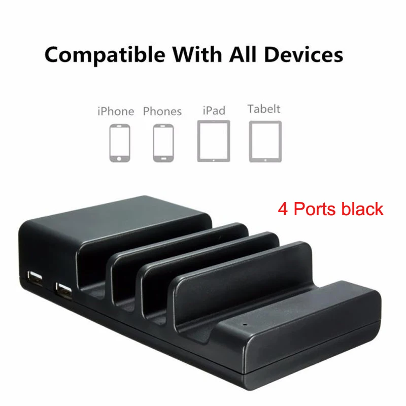 Новинка зарядка для телефона с несколькими портами USB док станция 4/6 подставка