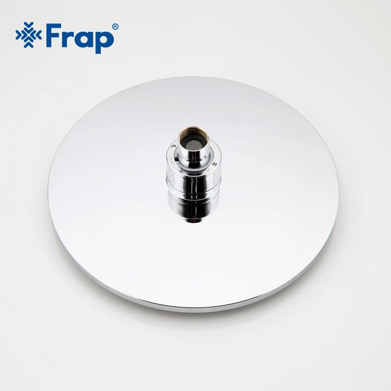 Лидер продаж душевая лейка из АБС пластика FRAP 205*205 мм с ручкой нержавеющей стали