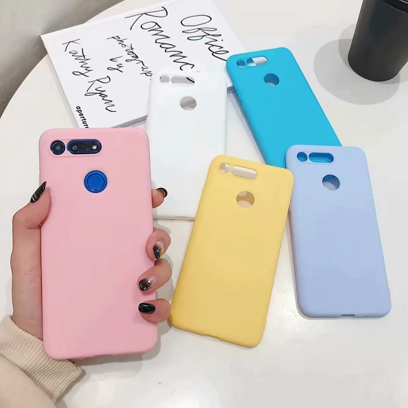 Мягкий силиконовый чехол из ТПУ для Honor 9 10 View V10 V20 Huawei P Smart 2019 Nova 3 3i 4 P30 Pro P20 lite P10 Mate