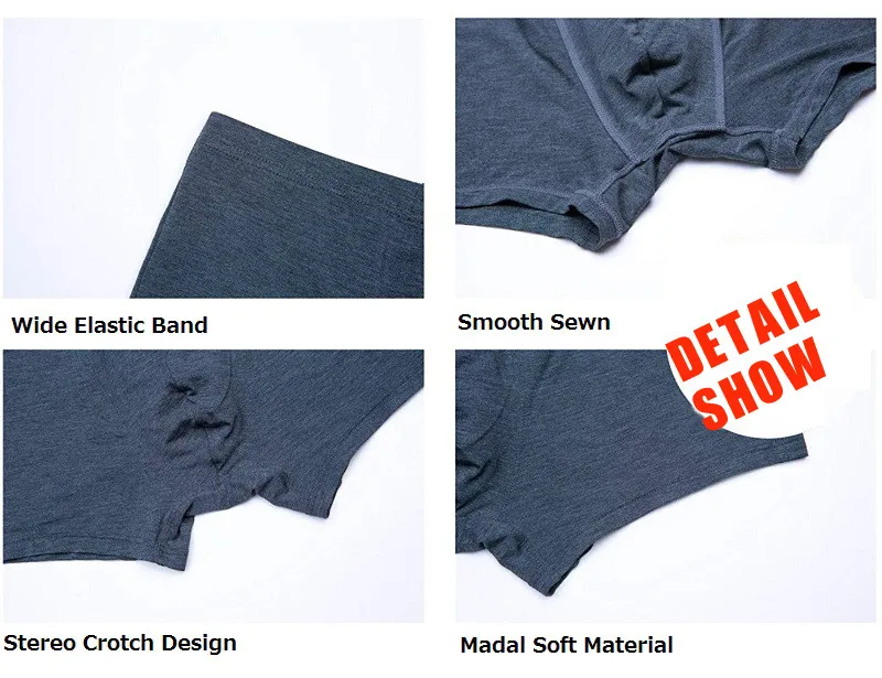 NINGMI сексуальное нижнее белье мужские трусы боксеры мягкие Модальные дышащие для