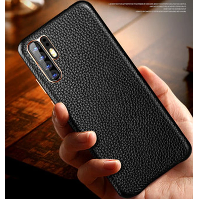 Чехол из натуральной кожи для Huawei P30/P30 Pro Модный чехол задней панели телефона