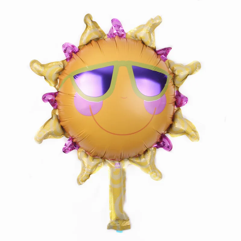 Mini Smile Sun Flower Balloons Wedding Happy Birthday Decoration Kids Glod Flowers Baloon Party DecorationS Anniversaire | Дом и сад