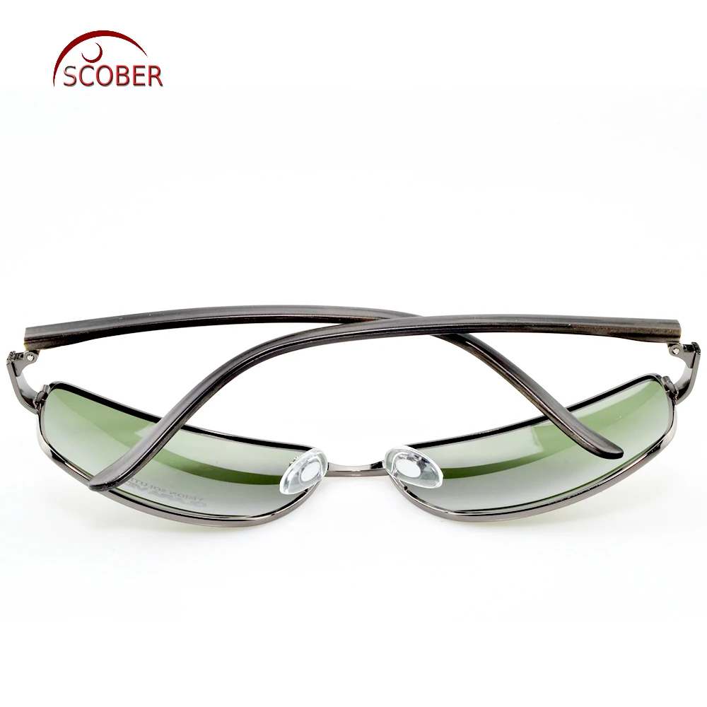 = SCOBER близорукий минус по рецепту маленькая металлическая оправа под дерево Tr90