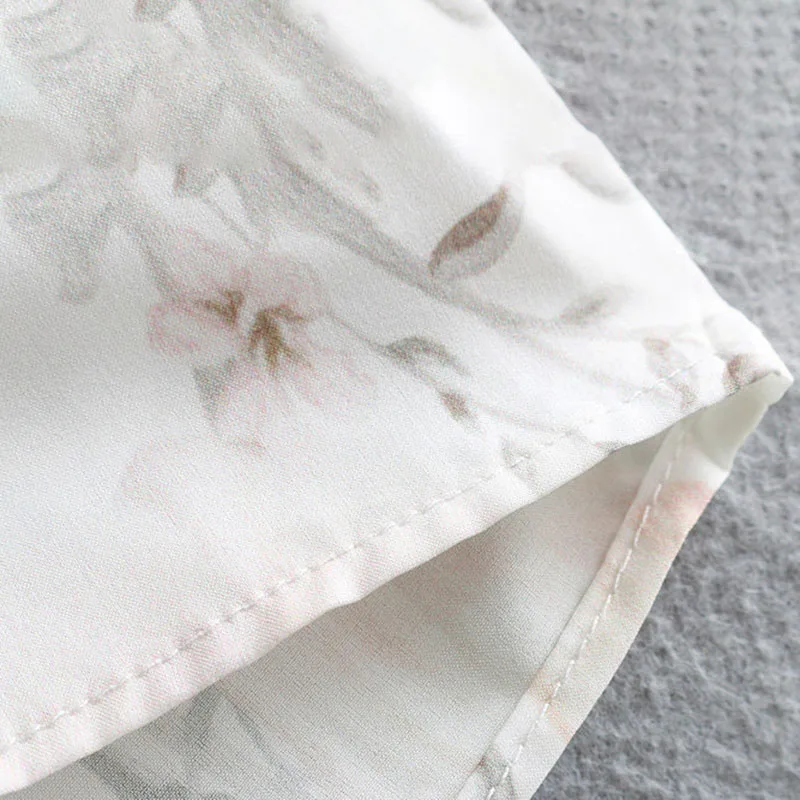 Дворец Стиль Лето Платье с принтом Для женщин Элегантный v-образным вырезом