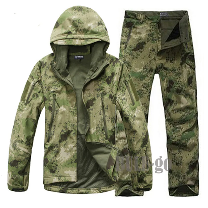 Тактическая зимняя Толстовка TAD V 4 0 Боевая снаряжение из мягкой кожи акулья кожа