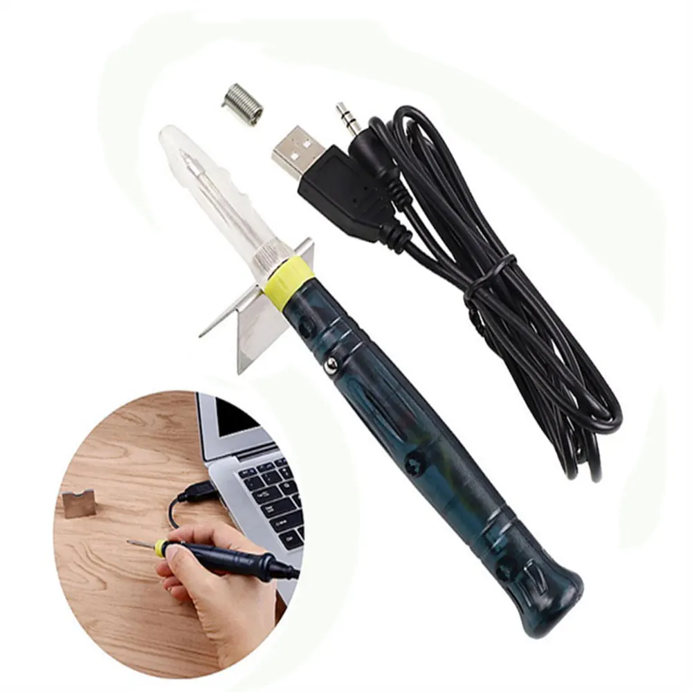 Профессиональный Mini 5 В 8 Вт светодиодный индикатор USB Powered Сварка паяльник Kit