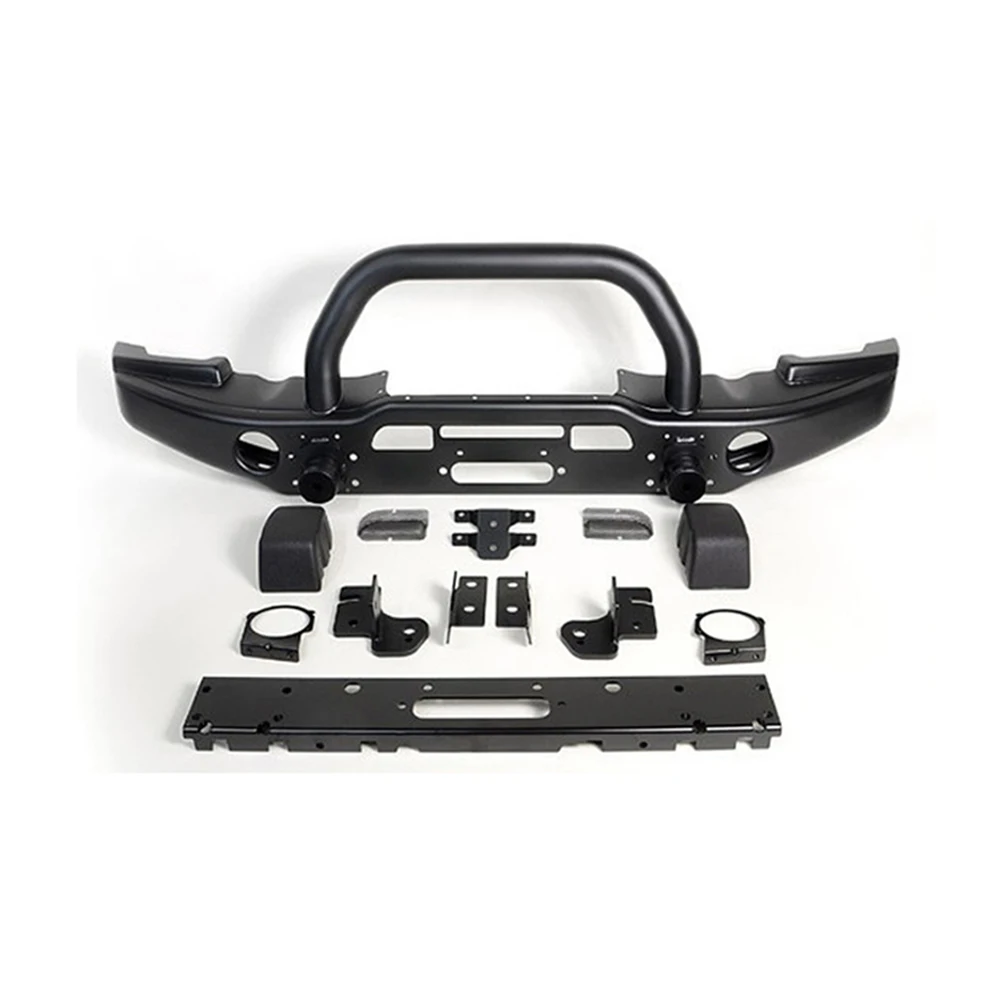 Bolaxin крутой стиль Рок Гусеничный полная ширина переднего бампера + Ширина заднего