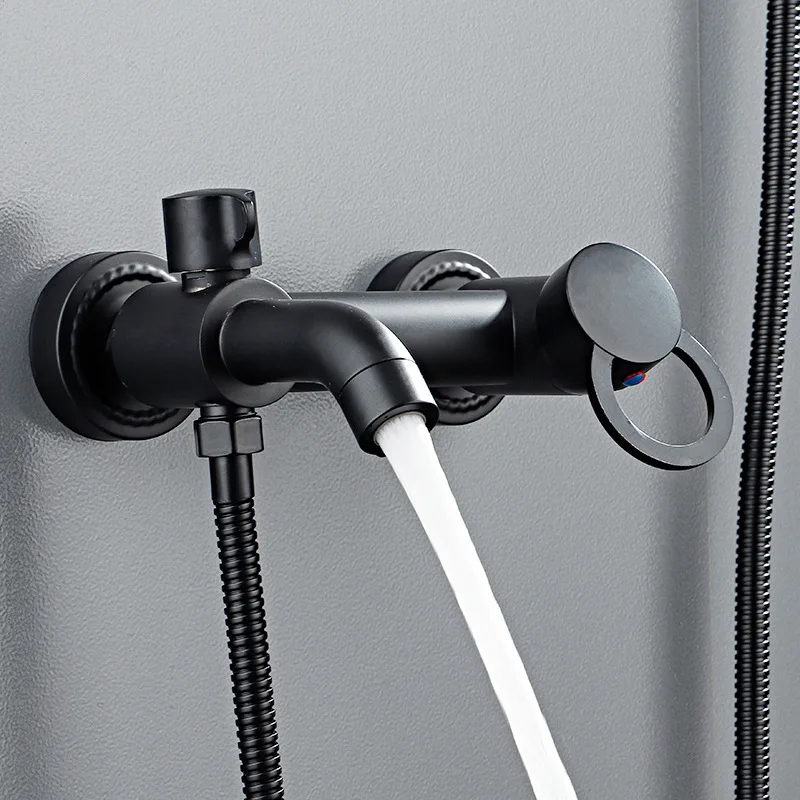 Бесплатная доставка смеситель черного цвета для ванной комнаты в американском