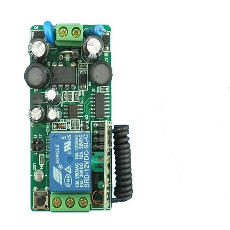 Беспроводной пульт дистанционного управления 12 В постоянного тока 10 А 1 канал РЧ