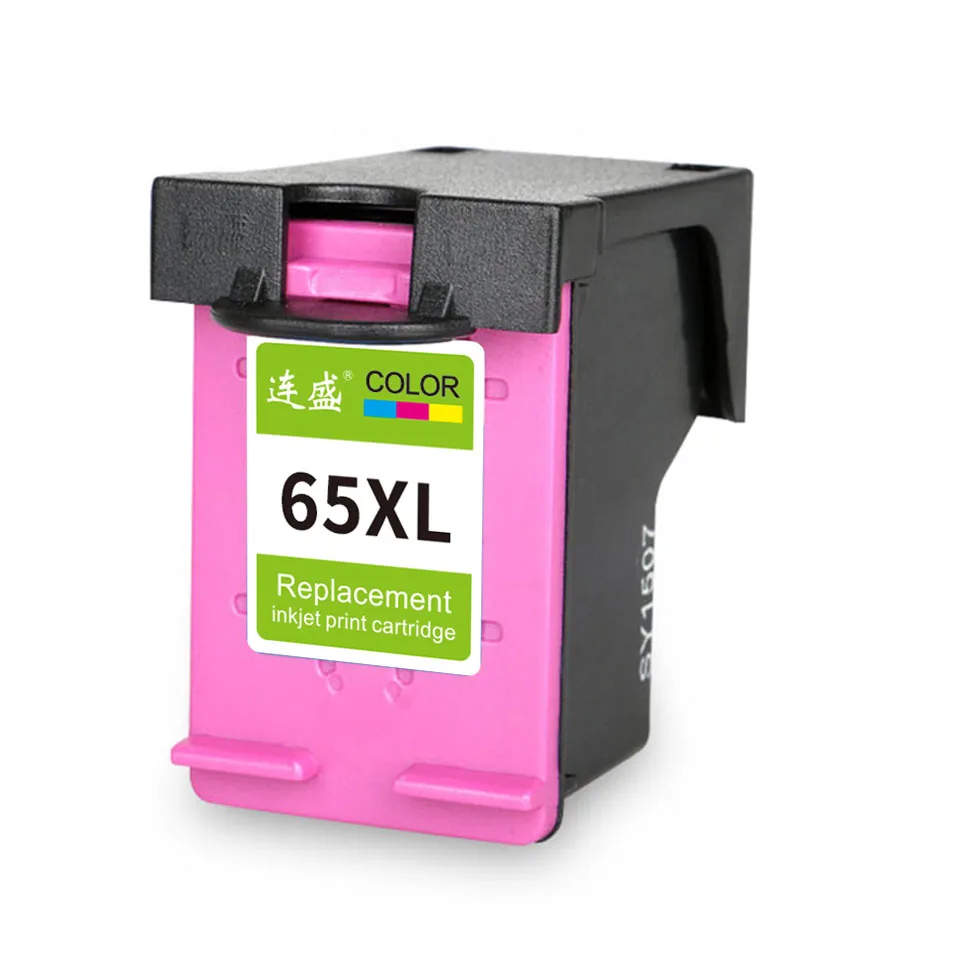 2 шт./компл. 65XL заправленный чернильный картридж Замена для HP 65 XL DeskJet 3720 3722 3723 3732 3752