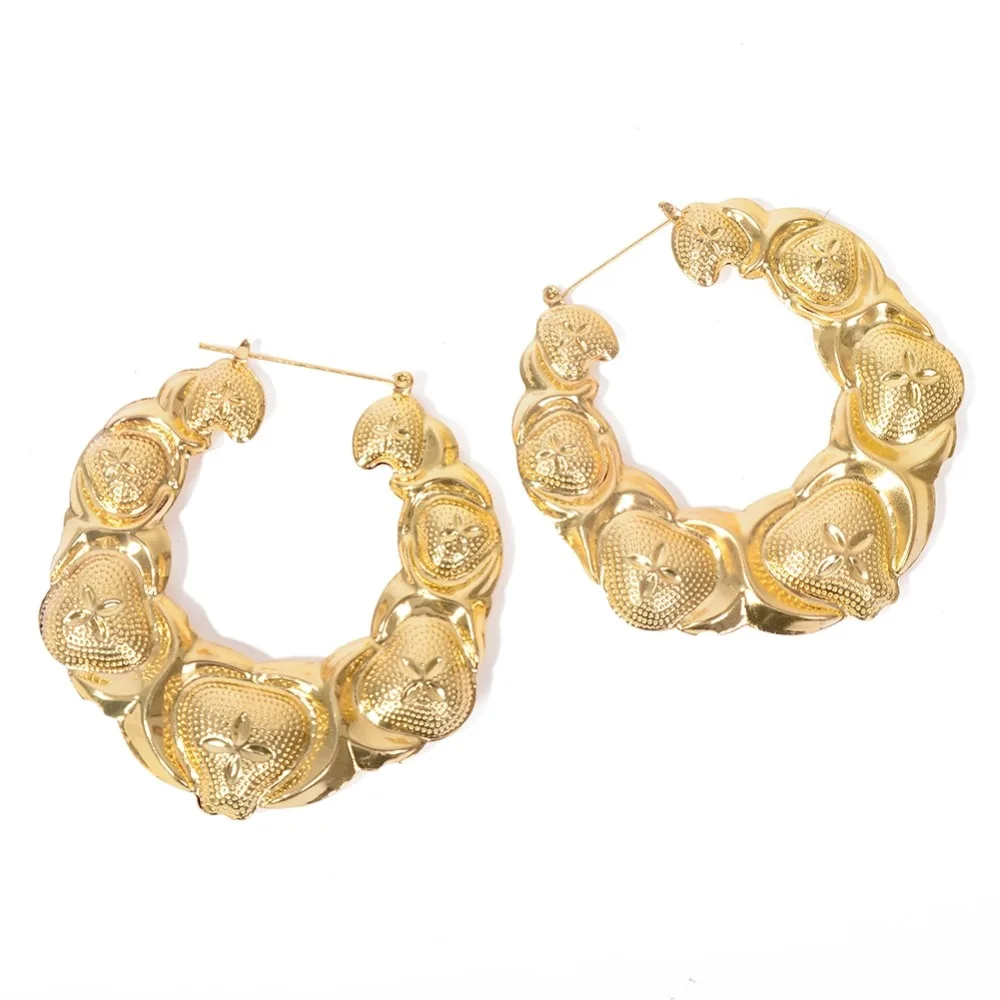 Серьги кольца женские витые геометрической формы большие круглые украшения для