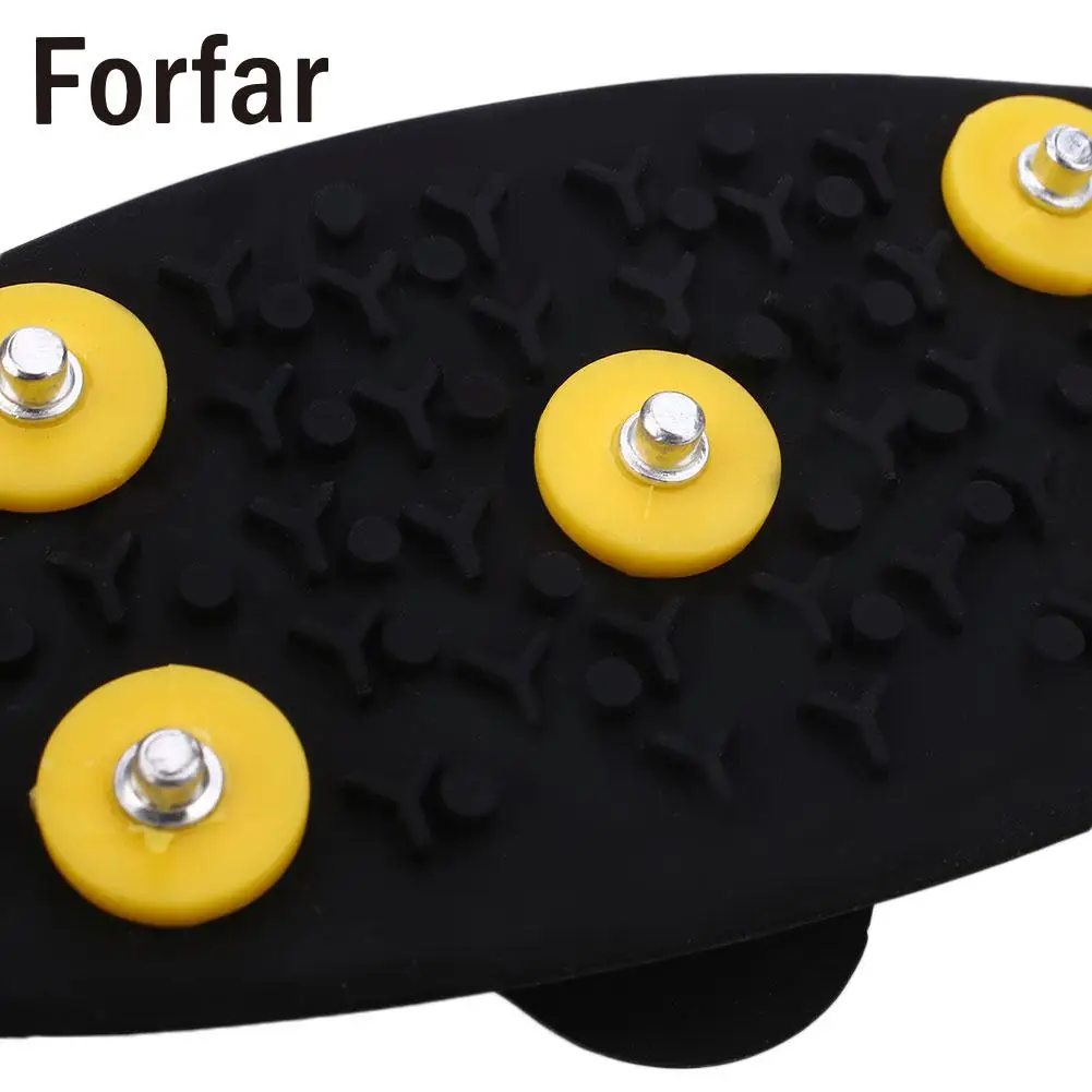 Над обуви шипованных Снег Захваты Лед Нескользящие теплые сапожки Скобы Бутсы |