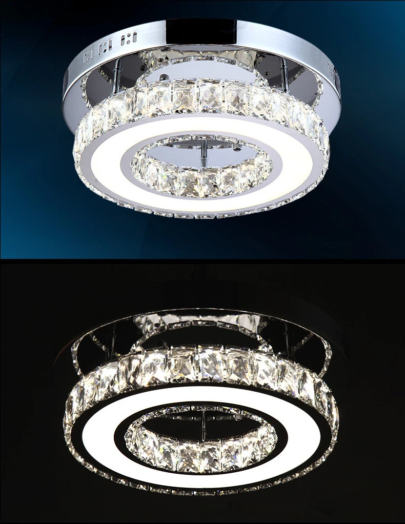 Современная модная Хрустальная светодиодная люстра роскошный Кристальный