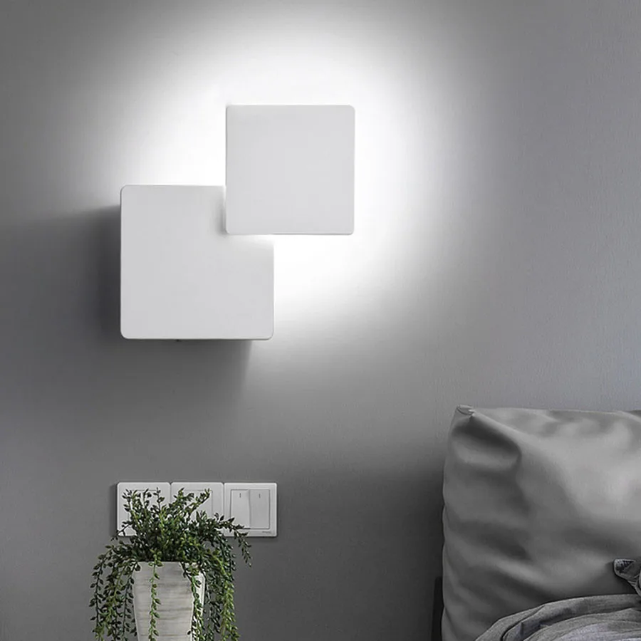 BEIAIDI скандинавский Регулируемый прикроватный светильник с вращением на 360