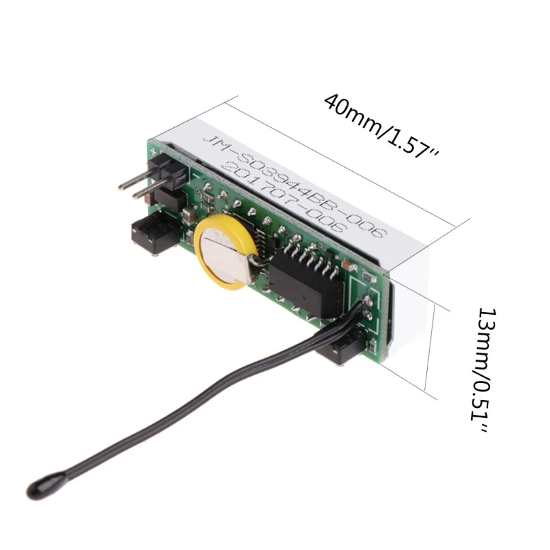 1 шт. автомобиль 3 в LED DIY цифровые часы температурный модуль напряжения