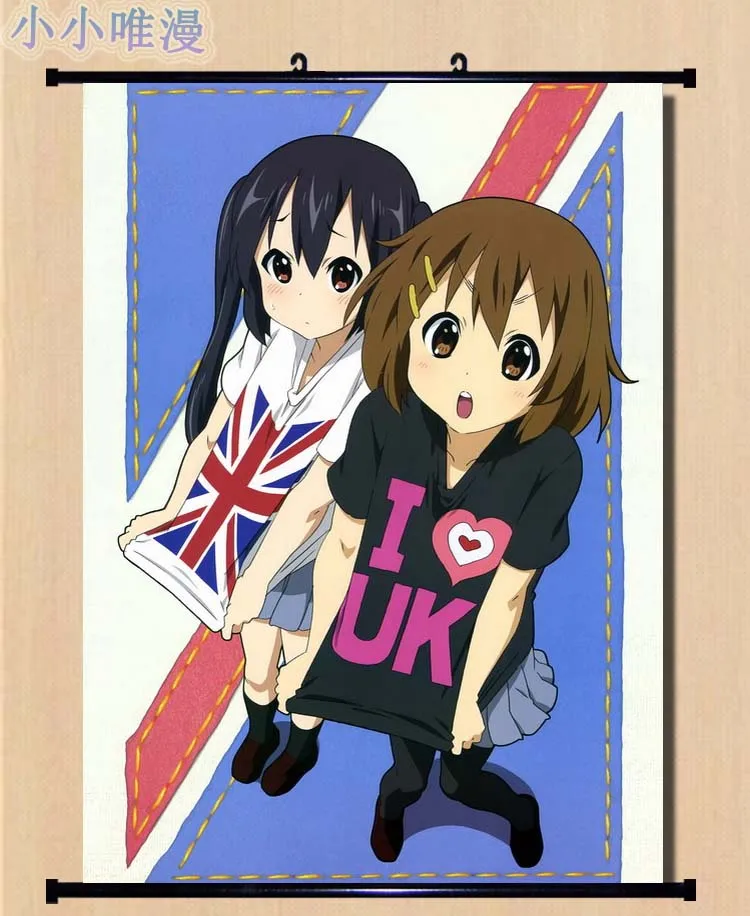 Японское аниме декоративное изображение K ON! Tachibana Himeko & Kawaguchi Norimi Sano Keiko Sokabe