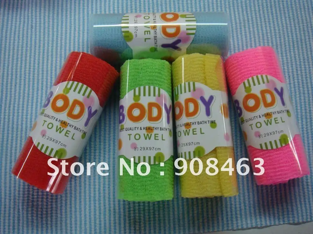 Бесплатная доставка 300 шт./лот красота ткань пилинг мыть нейлон полотенце