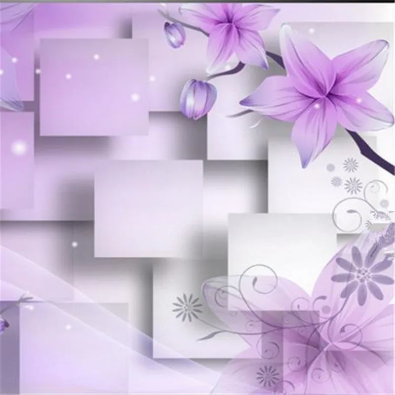 Пользовательские 3D фото обои Современная Абстрактная настенная живопись