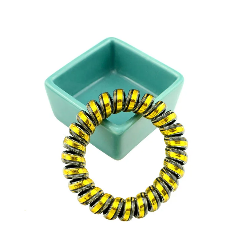 

100pcs/lot 5.5cm 2 Colors Hairband Accessories Rubber Rope Band Telephone Wire Line Gum Hair Ring For Women Girl