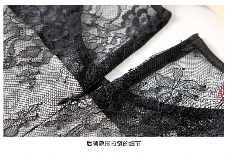 2018 Новый Демисезонный мода Европы Женская одежда цветы лоскутное кружевное