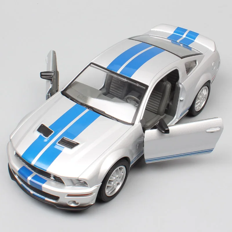 Дорожные фирменные 1:24 весы, мышечные автомобили ford MUSTANG Shelby GT 500 2007, Гоночная машина, 2007 металлические Литые автомобили и модели, игрушки для хобби