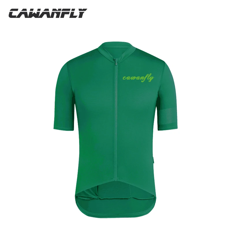 Cawanfly низкий профиль Топ Синий с коротким рукавом Майки для велоспорта Pro гоночной