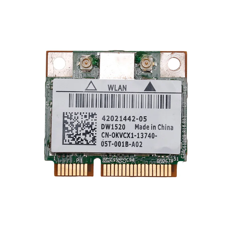Новая Двухдиапазонная беспроводная Wi Fi карта DW1520 AGN Half MINI PCI E BCM943224HMS для DELL|Платы