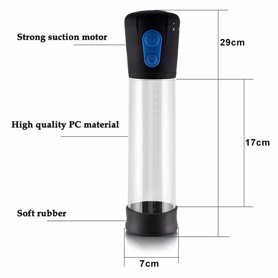 Электрический увеличитель пениса мужской удлинитель большой размер Мужской