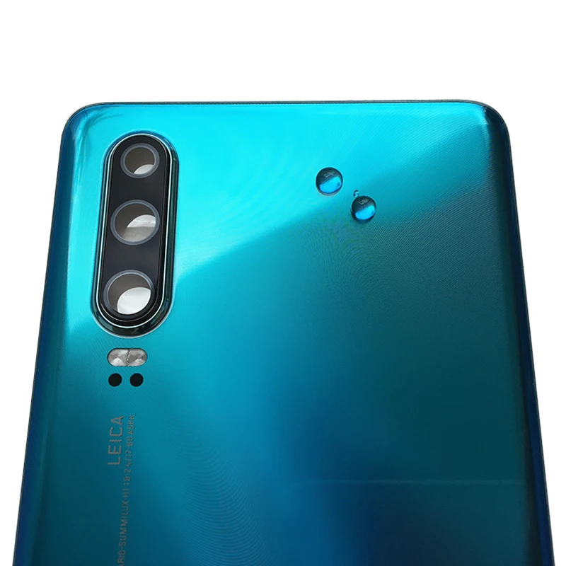 Стеклянная задняя крышка ZUCZUG 3D для Huawei P30 Крышка батарейного отсека с объективом