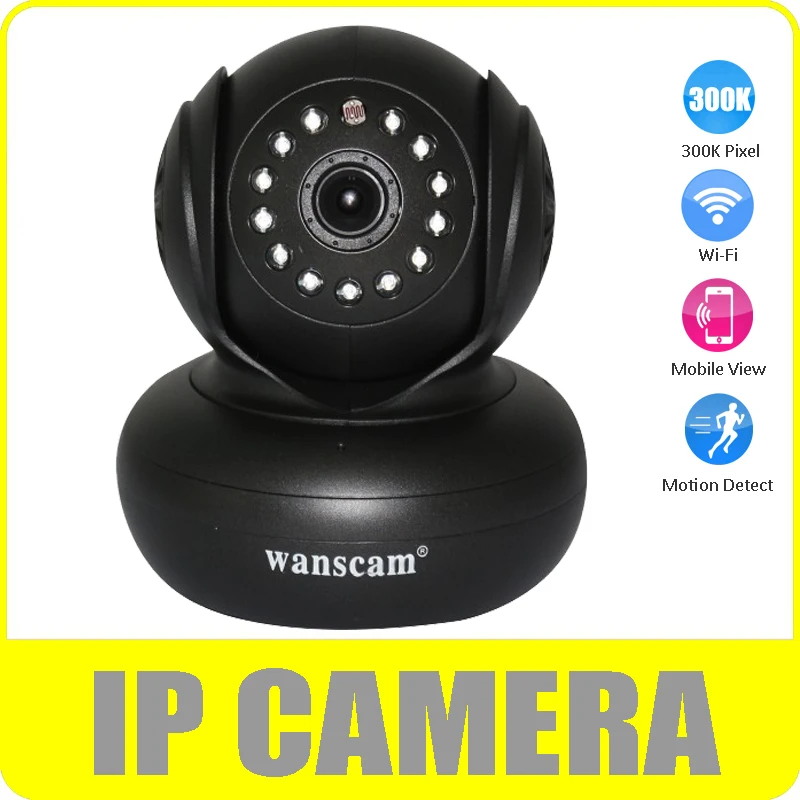 WANSCAM Mini Pan/Tilt Night Vision IR Security Wireless WiFi Network IP Camera Two-Way Audio Plug&ampPlay Baby Monitors Indoor Use |