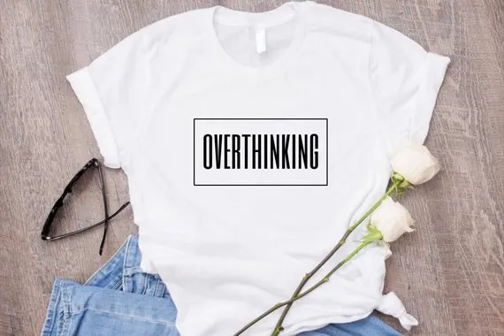 

Sugarbaby Overthinking Aesthetic Clothing Grunge Aesthetic Clothes Tumblr Grunge T shirt High quality Casual Tops Tee Drop ship